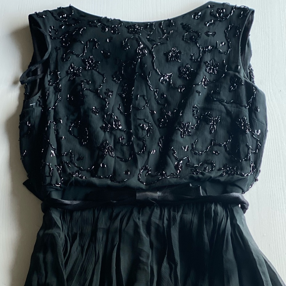 1970s MISS ELLIETTE CA EMBELLISHED DRESS
